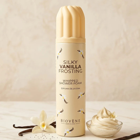 Mousse Douche Silky Vanilla Frosting Biovène Barcelona 250ml